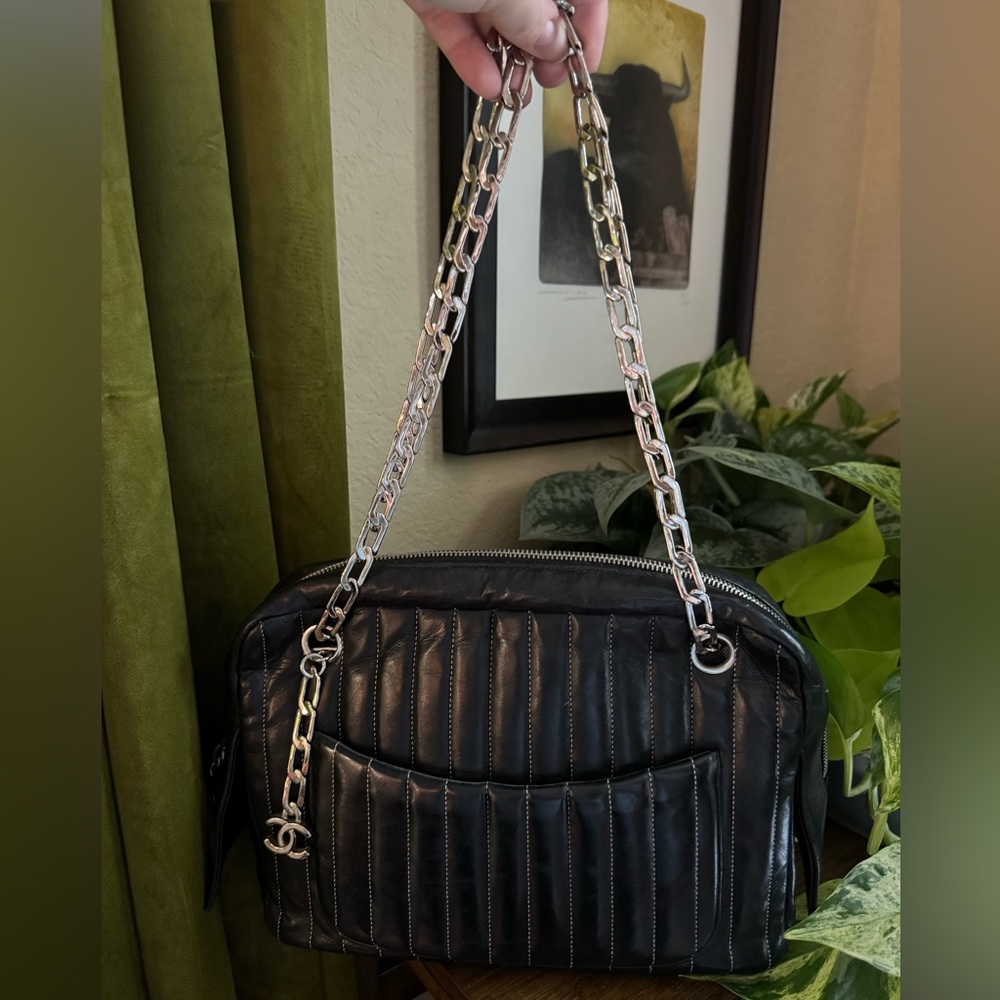 Black CHANEL Camera Bag